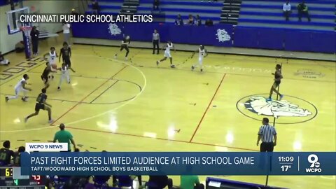 Two Cincinnati high schools face off in basketball without fans after recent fight