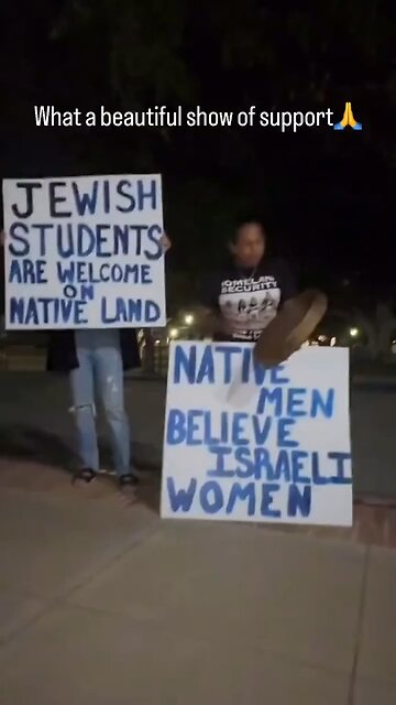 🇺🇸 🙏 Thank you Native American patriots! #nativeamerican #jewish #jews