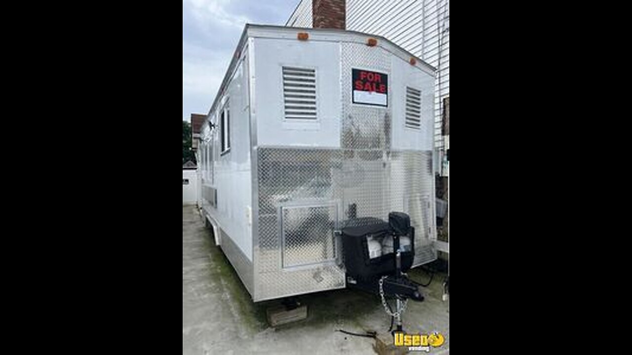Rebuilt - 8' x 19' Kitchen Food Concession Trailer with Bathroom for Sale in New York!