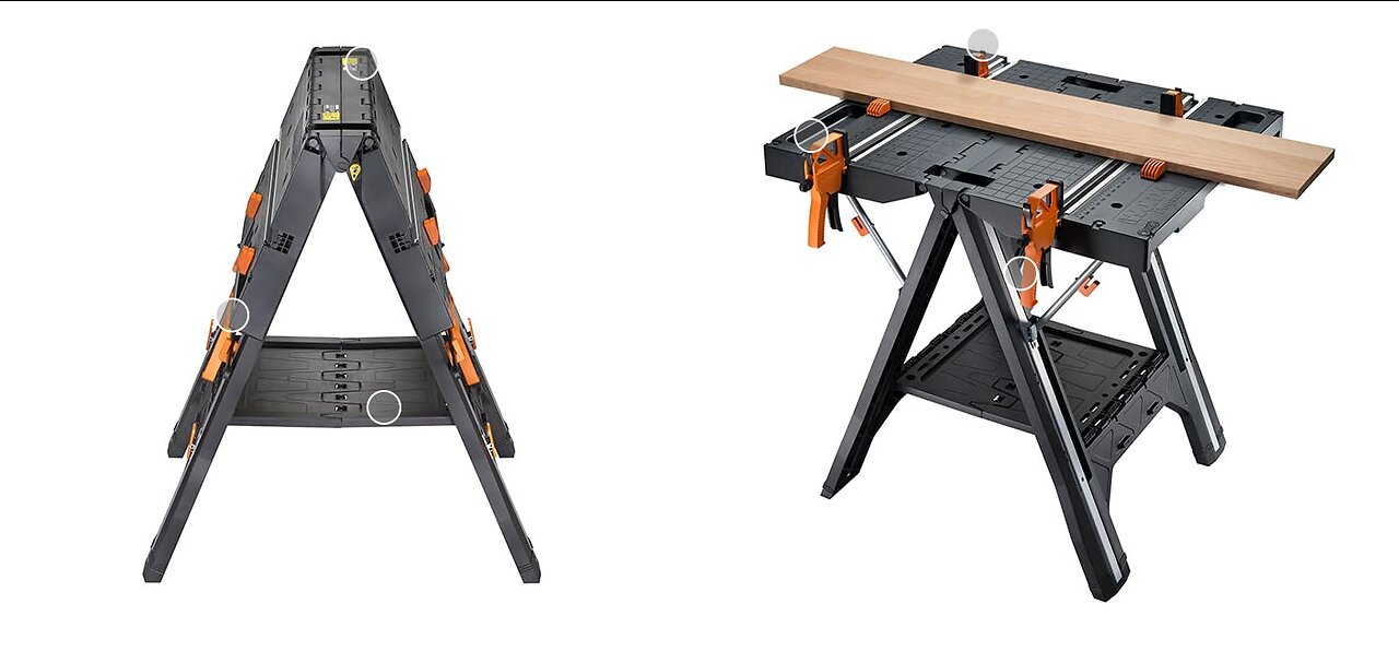 Pegasus folding work table & sawhorse