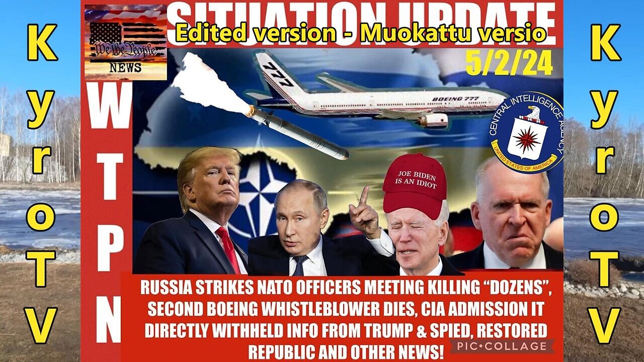 Situation Update - May 2, 2024 (edited version) (Swedish subtitles)