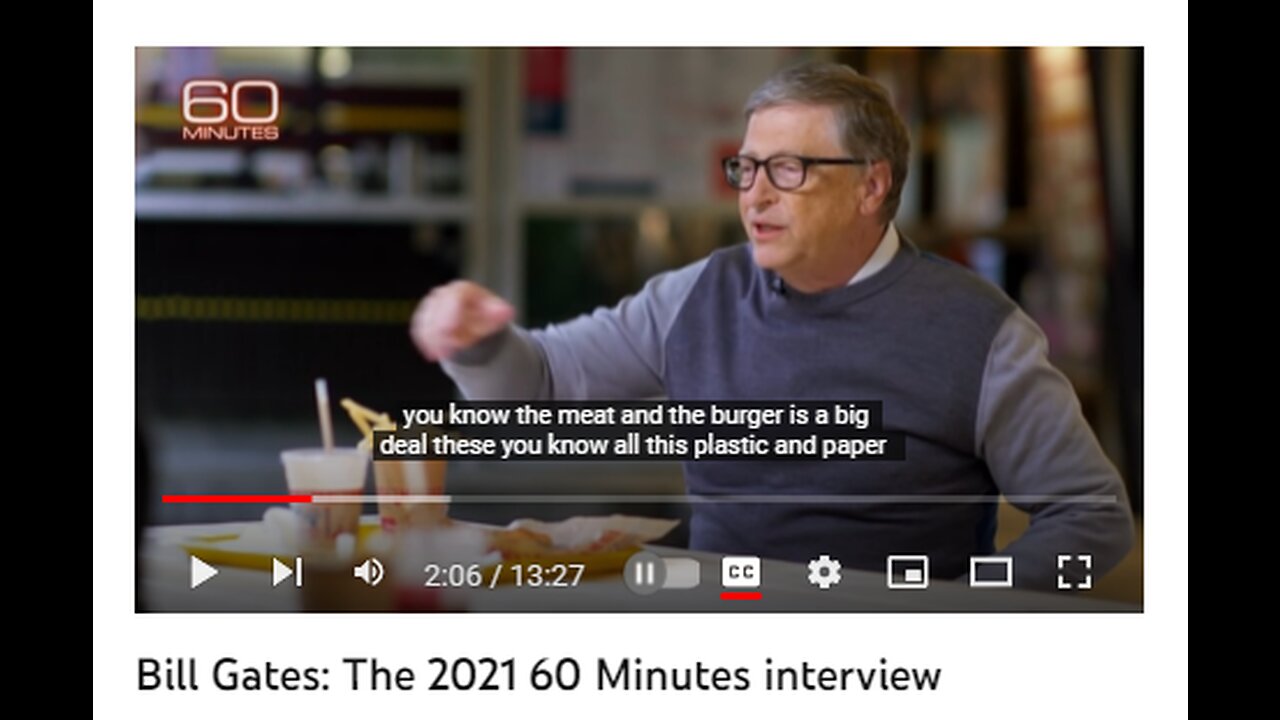 FRIDAY FUNNY - BILL GATES PRIVATE JET USE = OK, IT'S YOU EATING THAT IS OUR ENVIR PROBLEM