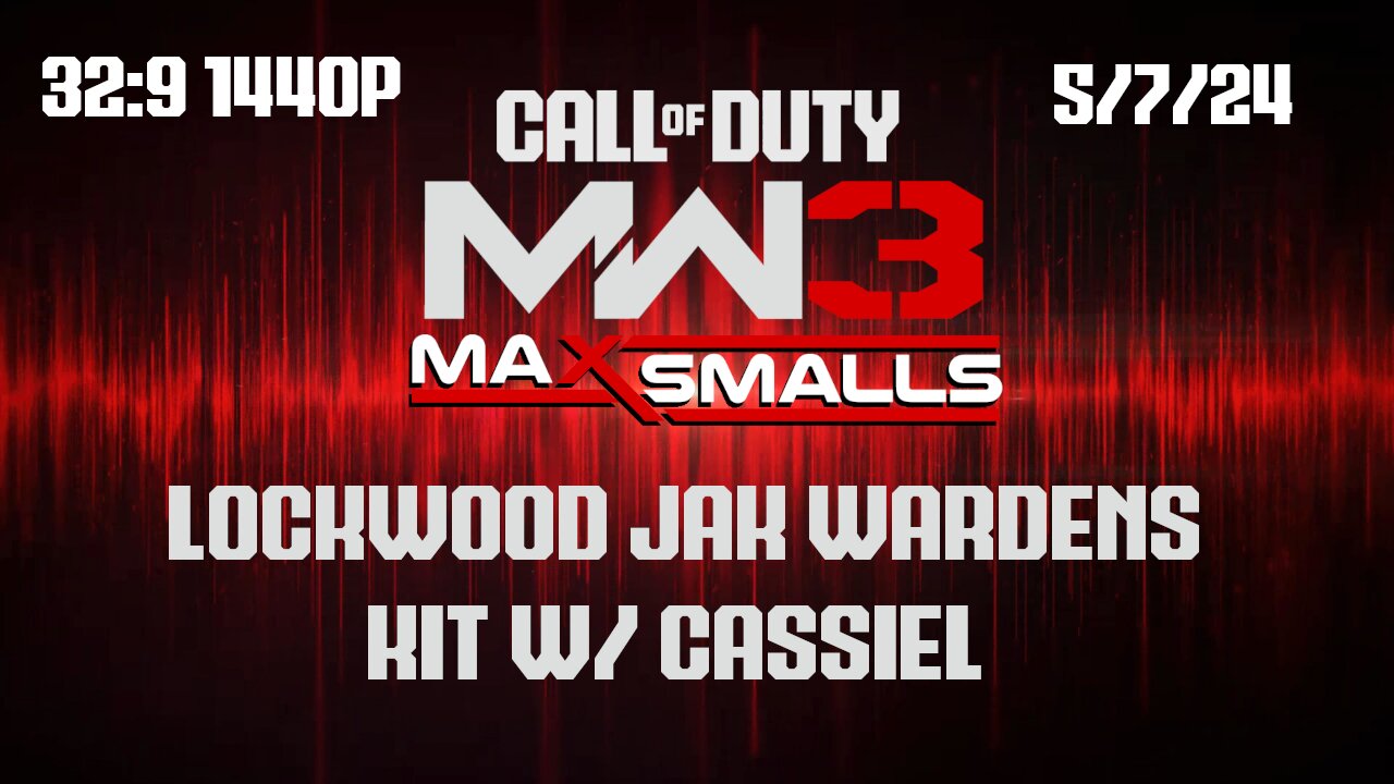 MW3 Lockwood Jak Wardens w Cassiel 32:9