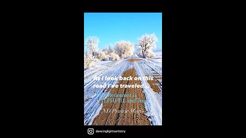 As I look back on this road I’ve traveled….