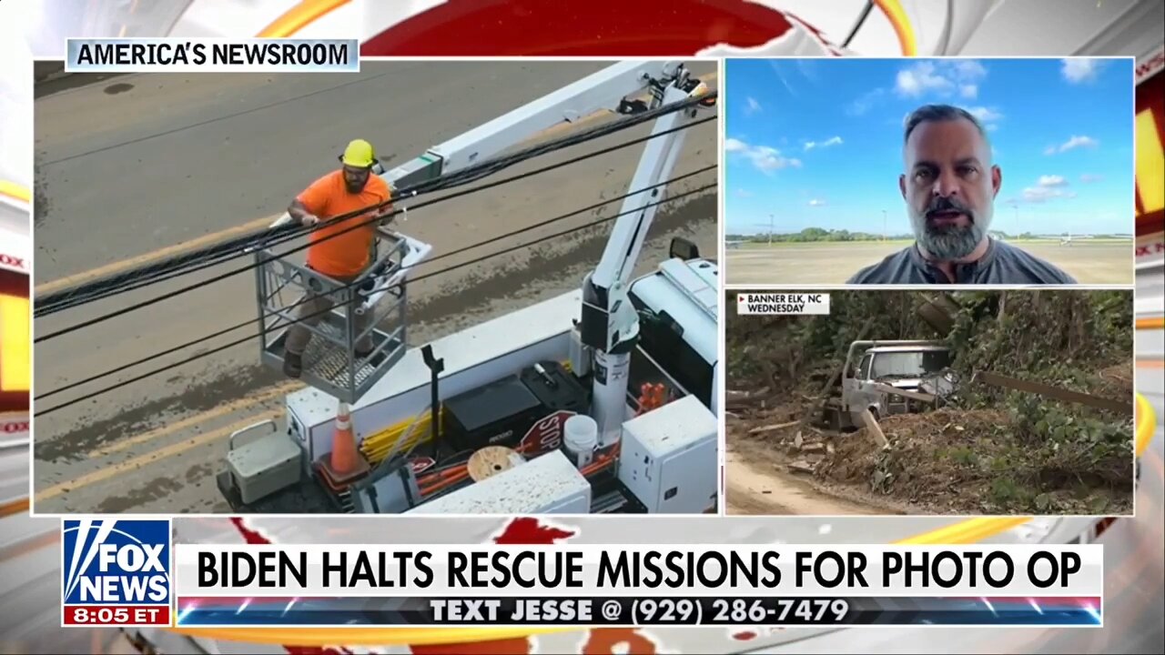 Jesse Watters: Biden Halts Rescue Missions For Photo Op