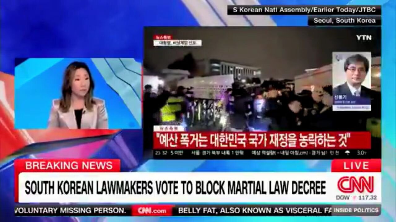 CNN: South Korea Imposing Martial Law Reminiscent Of Donald Trump And January 6