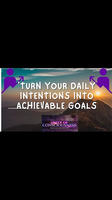 Turn your Daily Intentions into #AchievableGoals, Intend & Measure Your Growth #shorts