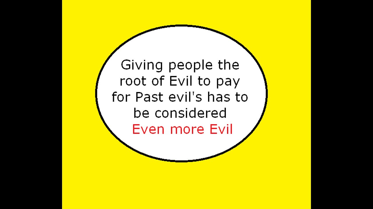 Giving people the root of all Evil