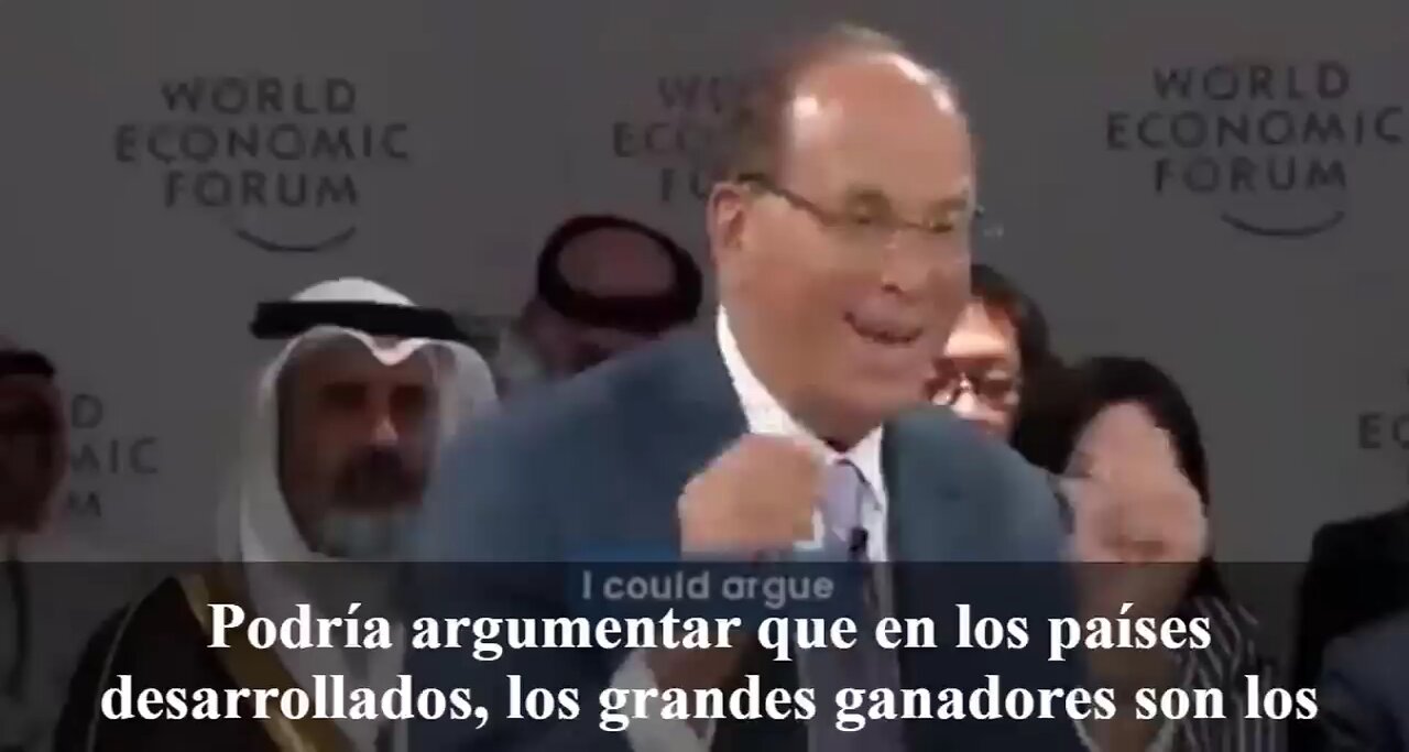 Larry Fink de fondo Black Rock elogiando las ventajas de la despoblación