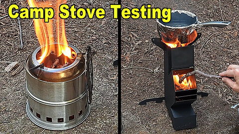 Camp Stove Testing (3 stoves)