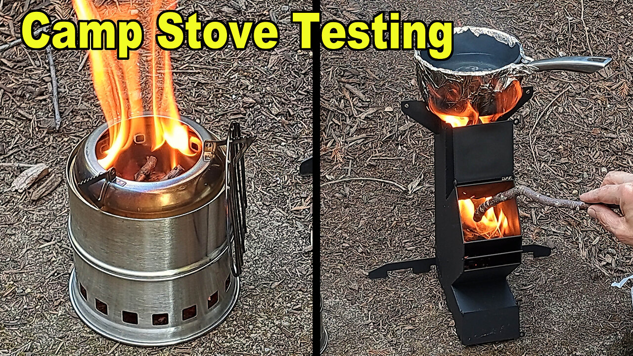 Camp Stove Testing (3 stoves)