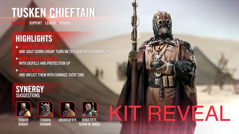 NEW Character Inbound: Tusken Cheiftain | Kit Reveal | Star Wars Galaxy of Heroes