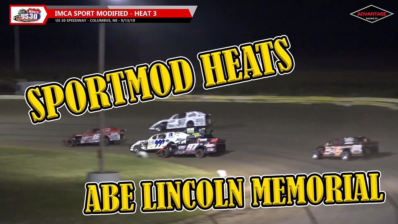 Abe Lincoln Memorial | Sportmod Heats | US 30 Speedway | 9-13-2019