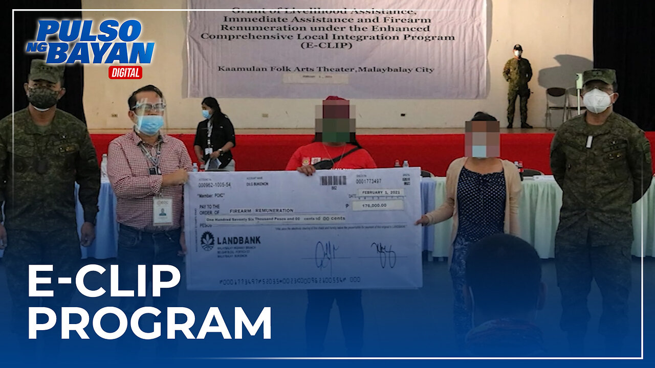 E-Clip program ng pamahalaan, isa sa mga susi para sumuko ang libu-libong myembro ng NPA -PA