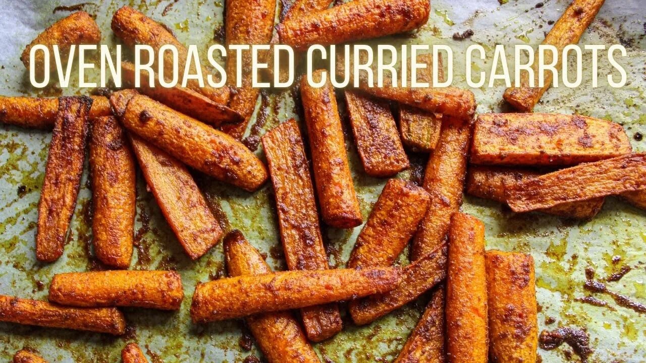 Oven Roasted Curried Carrots | The Perfect Side Dish | How to make Recipe | Jordinner