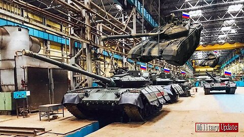 Terrifying!! Putin Weapons Factory Mass Production of New T-90 Tanks Shocks US