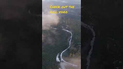 Amazing cloud surfing with a drone!