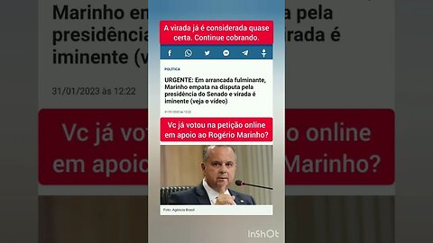 URGENTE: Virada quase certa. Continue cobrando. Abaixo-assinado na descrição.