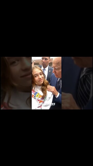 Creepy Joe Biden tells young girl "No serious guys until you're 30"