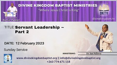 Servant Leadership - Part 2 (12/02/23)