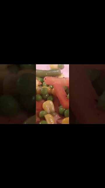 8 super easy steps to chicken cordon bleu with some veggies🐓🌽🥕 #shorts