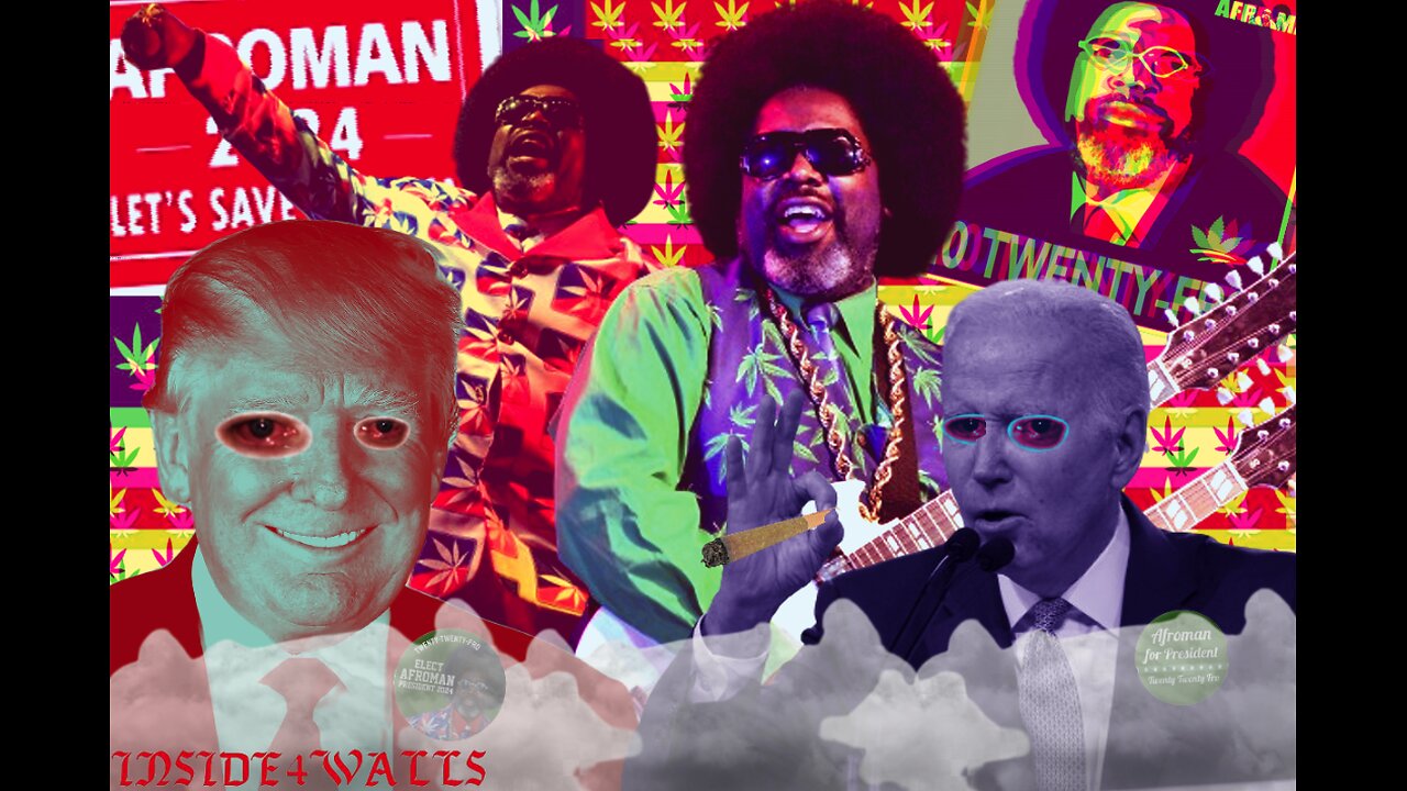 AFROMAN Drops BIDEN DISS TRACK And Has Launched 2024 Bid For The White House!LETS BLAZE BRANDON 2024