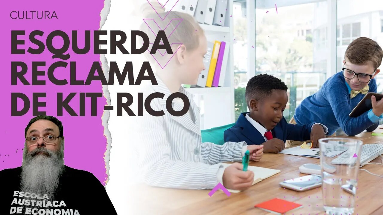 ESQUERDA chora que ENSINO de EMPREENDEDORISMO não coloca POBRE como COITADINHO nem põe CULPA no RICO