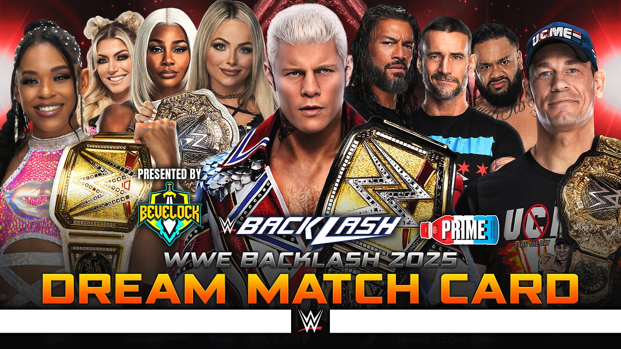 WWE Backlash 2025 - Dream Match Card [v2]