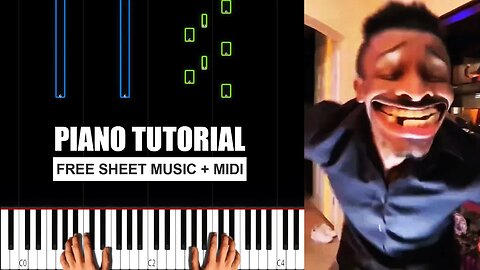 Skibidi Bop like That One Guy - Bloody Mary x Skibidi Bop Yes Yes Yes - (MEDIUM) Piano Tutorial