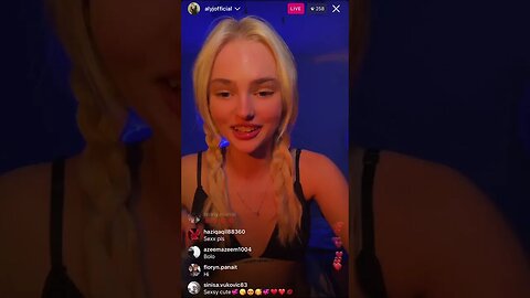 AliJOfficial On Instagram In A Jolly Mood Goes Live & Interacts With Her Fans/Supporter. 06.02.23.