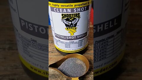 A Quick Look At Shooter World Clean Shot Powder For Reloading Pistols And Shot Shells