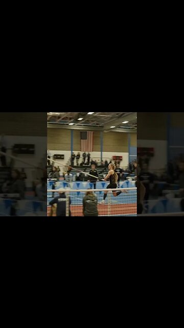 Pole vaulter gets a pole up the butt