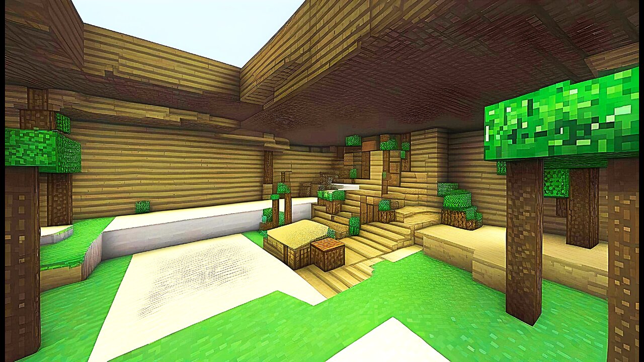 2️⃣ Подземная колония в Minecraft в сборке Haven CaveBlock 8