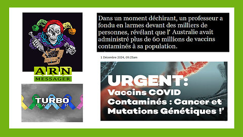 VACCINS ARNm. Ce "crime contre l'humanité" commence à se voir partout sur la planète ! (Hd 720)