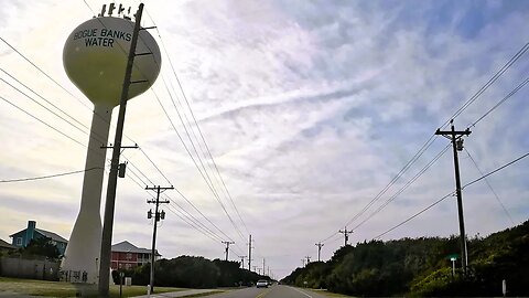 Driving South Through Emerald Isle, North Carolina