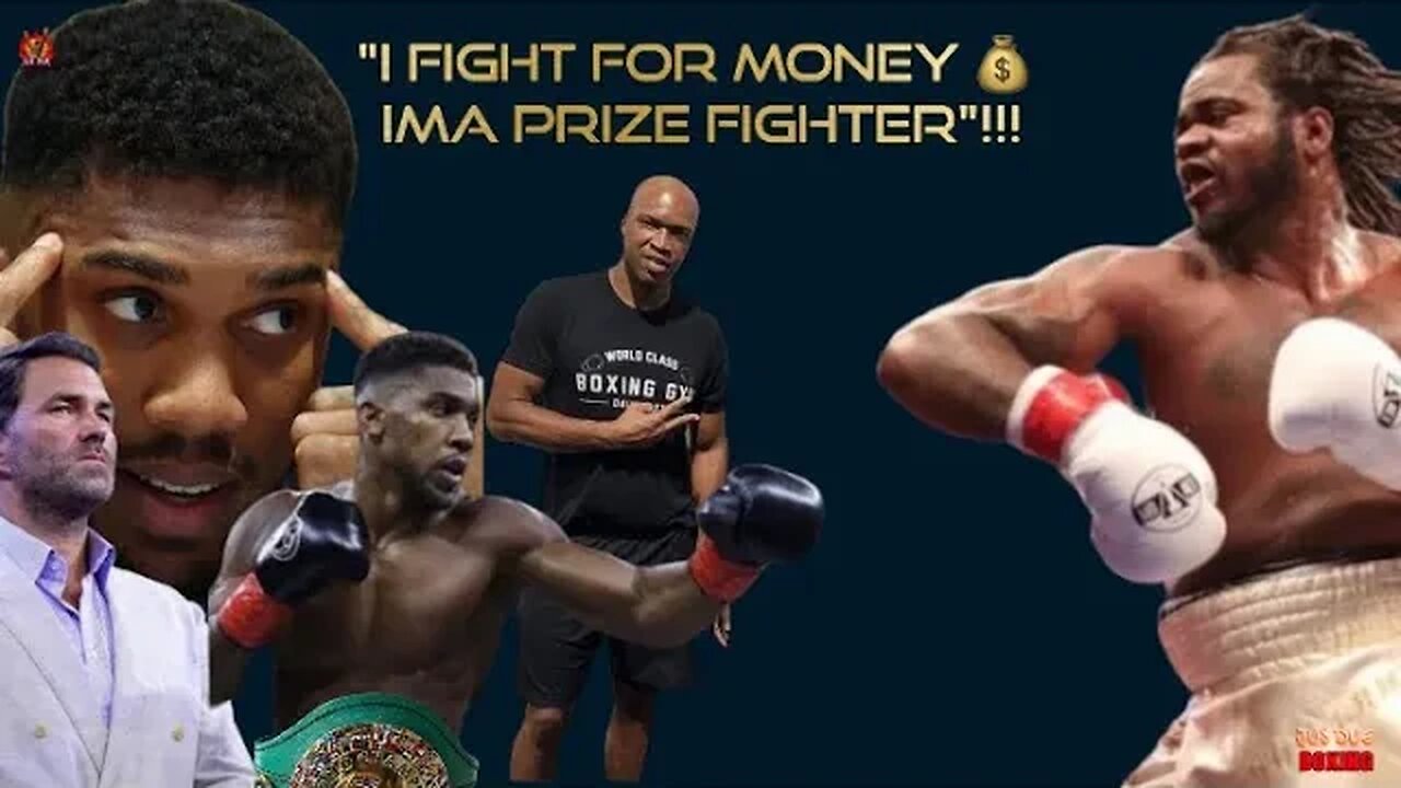 (WOW) Anthony Joshua says he fights for MONEY HE'S A PRIZE FIGHTER! Will he be CHAMPION AGAIN? #TWT