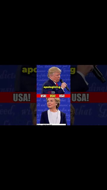 Trump TELLS Hilary To Apologize 🔥👀 #shorts #maga #trump