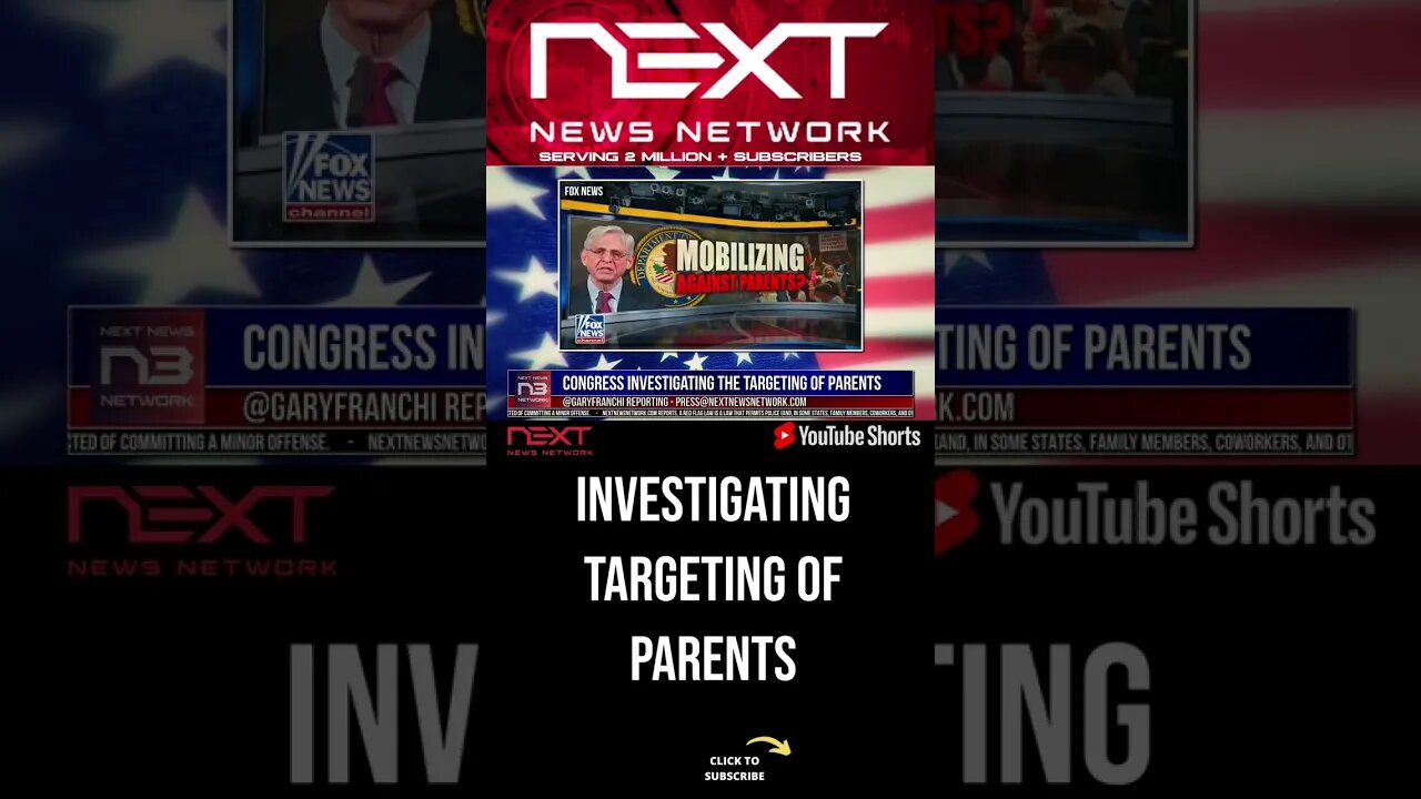 Congress Investigating The Targeting Of Parents #shorts