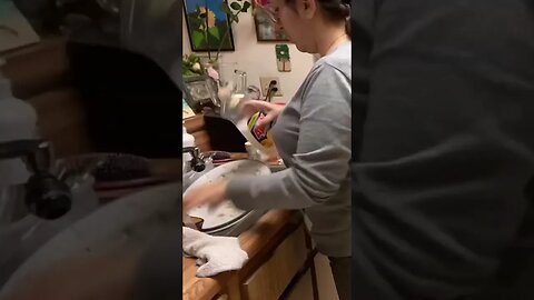 Doing Dishes #Timelapse