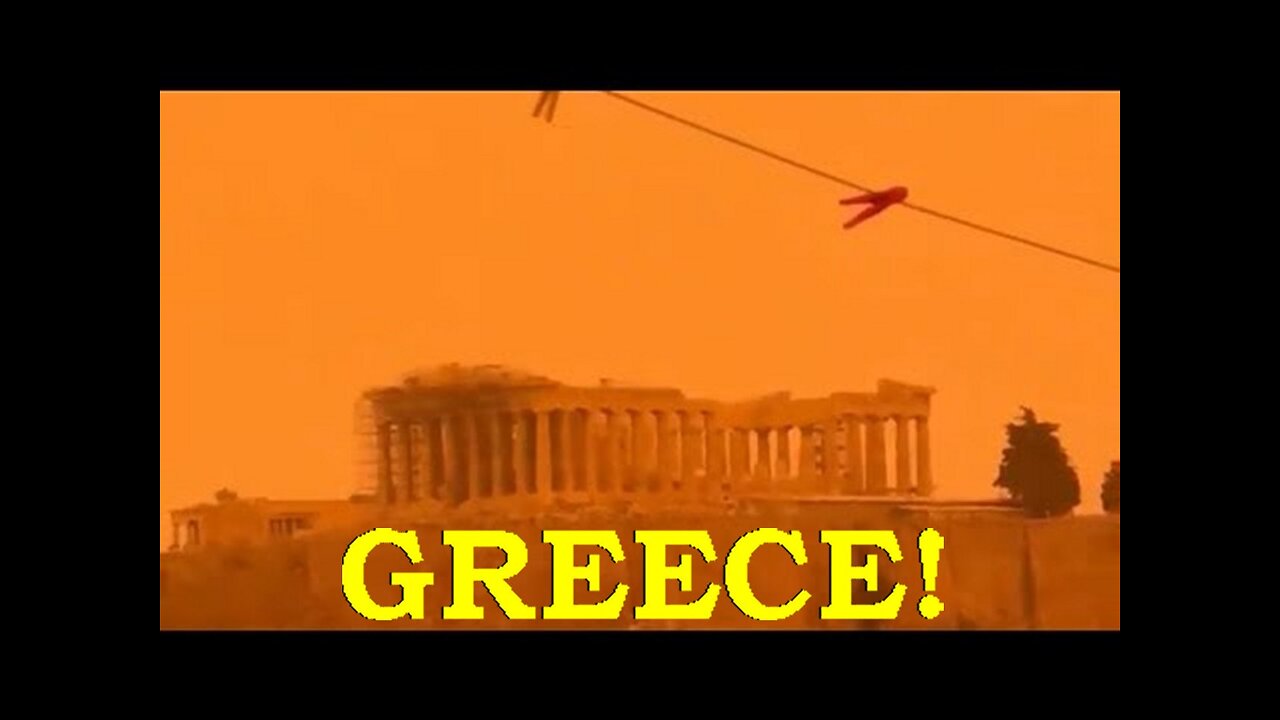 'Strange' Things Are Happening In Greece, Sky Turns Orange! [23.04.2024]