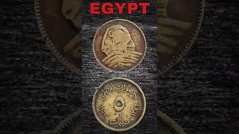 EGYPT 5 MILLIMES 1957. #shorts #viral #coinnotesz