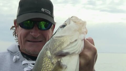 Jigging for Walleyes on Leech Lake