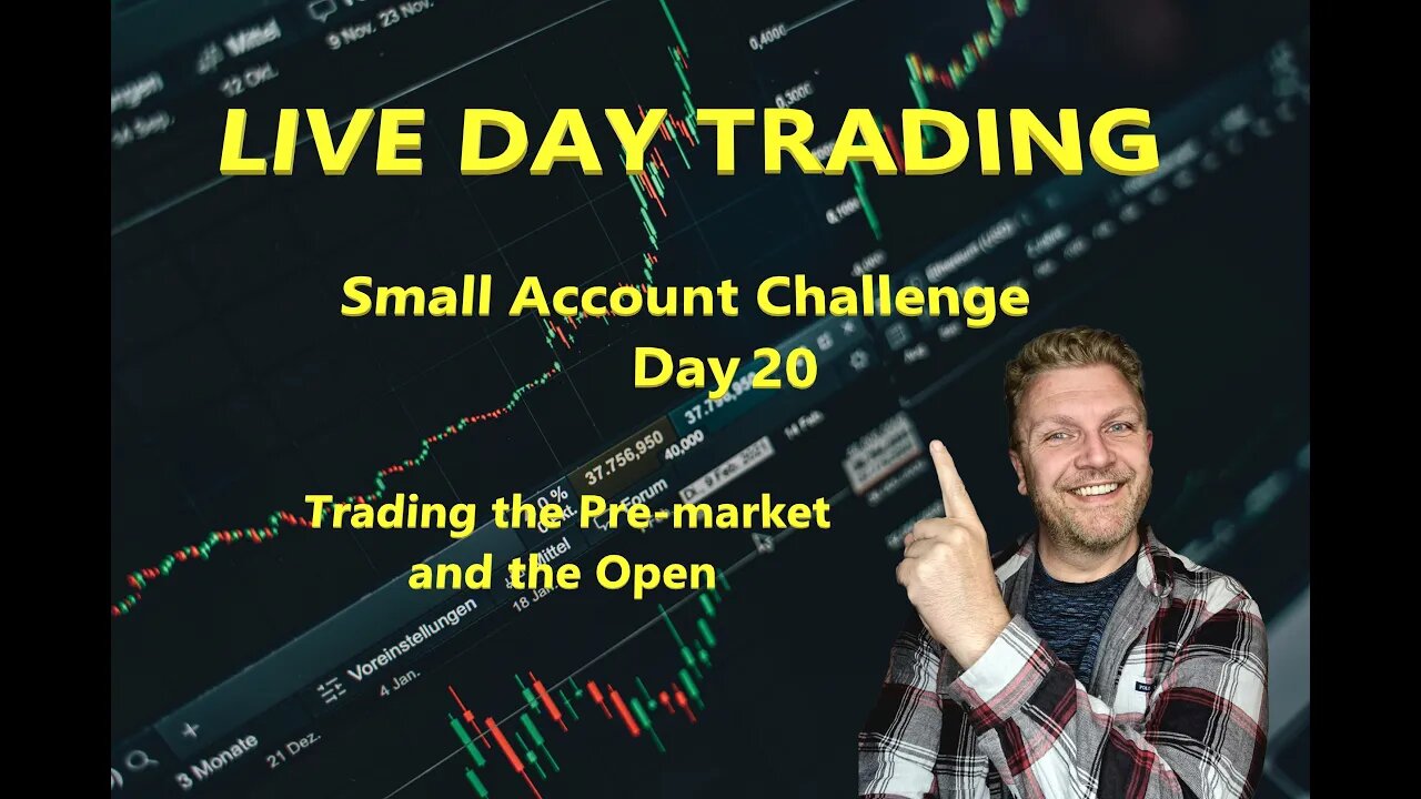 LIVE DAY TRADING | $2.5k Small Account Challenge - Day 20 | S&P500 | Trading Pre-Market and the O…