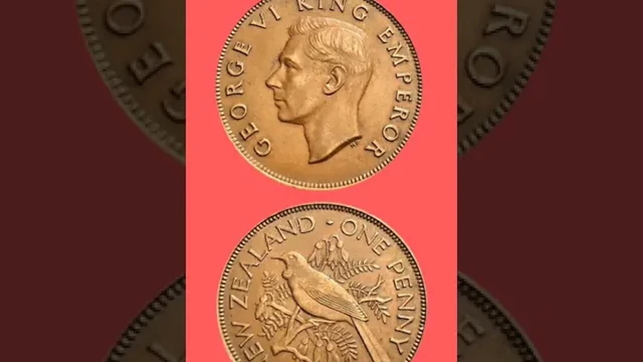 NEW ZEALAND 1 PENNY 1940.#shorts #viral #coinnotesz