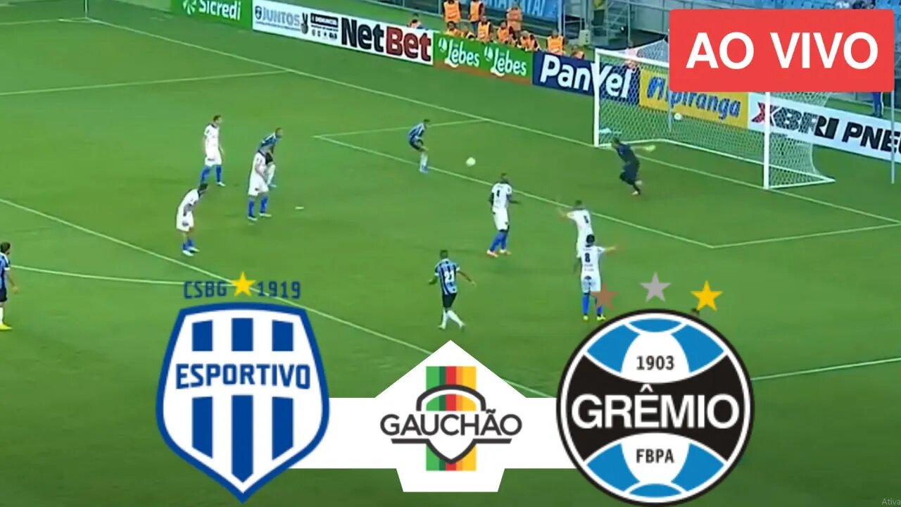 Esportivo X Grêmio AO VIVO COM IMAGENS - Gauchão 2023 - JOGO DE HOJE - ASSISTA AGORA!