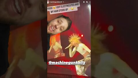 MGK gets electrocuted