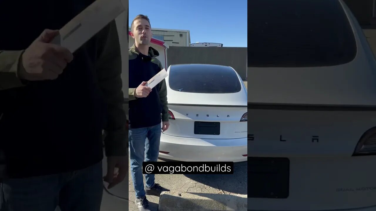 Making your Tesla look better! #vagabondbuilds #teslaaccessories #tesla #sportlover