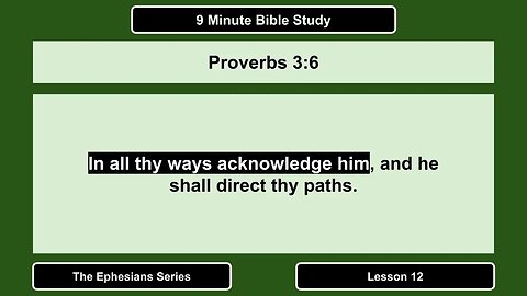 9 Minute Bible Study