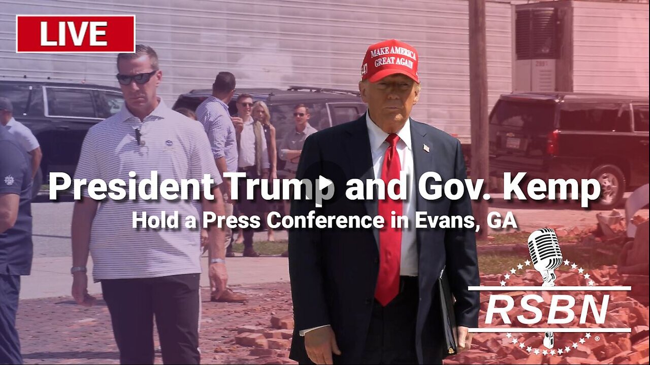 Trump and Gov. Kemp Hold a Press Conference in Evans, Georgia - WATCH PARTY! - 10.04.2024 3:30pm ET