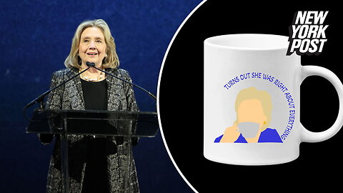 Smug Hillary Clinton touts 'She was right' merch after Trump verdict